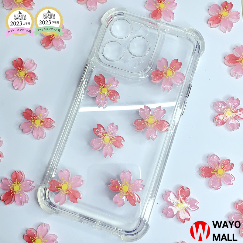サクラ 桜 デコパーツ DIY素材 貼り付けパーツ デコ素材 バッグ手芸