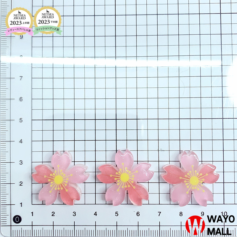 サクラ 桜 デコパーツ DIY素材 貼り付けパーツ デコ素材 バッグ手芸