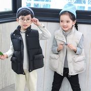 2023秋冬新品   韓国風子供服   キッズ服   ベスト コート  チョッキ   アウター   110-160cm