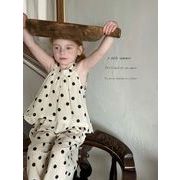 2024夏新作   韓国風子供服   キッズ服     可愛い    女の子   セットアップ