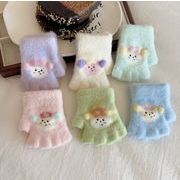 2025冬 韓国風   キャップ 新作ハット子供用    手袋   おしゃれ     0-2歳用 6色