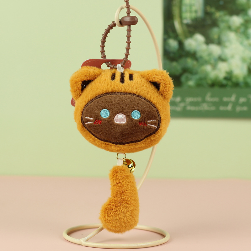 ハンドメイド猫ちゃんぬいぐるみ 鈴付き ins新作 大人気 バッグチャームパーツ 可愛い 鈴猫ちゃん ぬいぐるみ