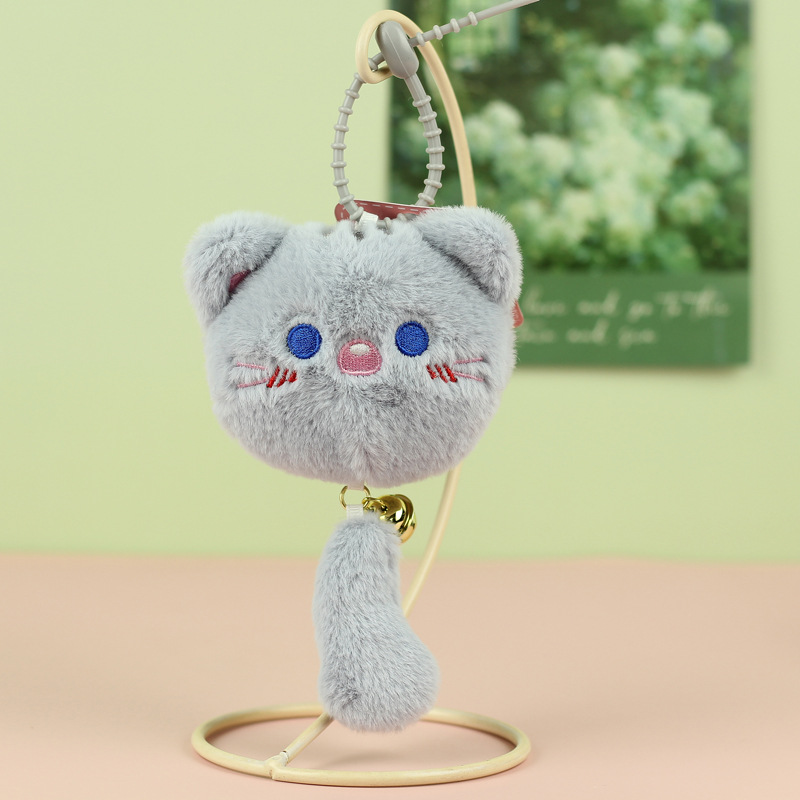 ins新作 大人気 バッグチャームパーツ 可愛い 鈴猫ちゃん ぬいぐるみ