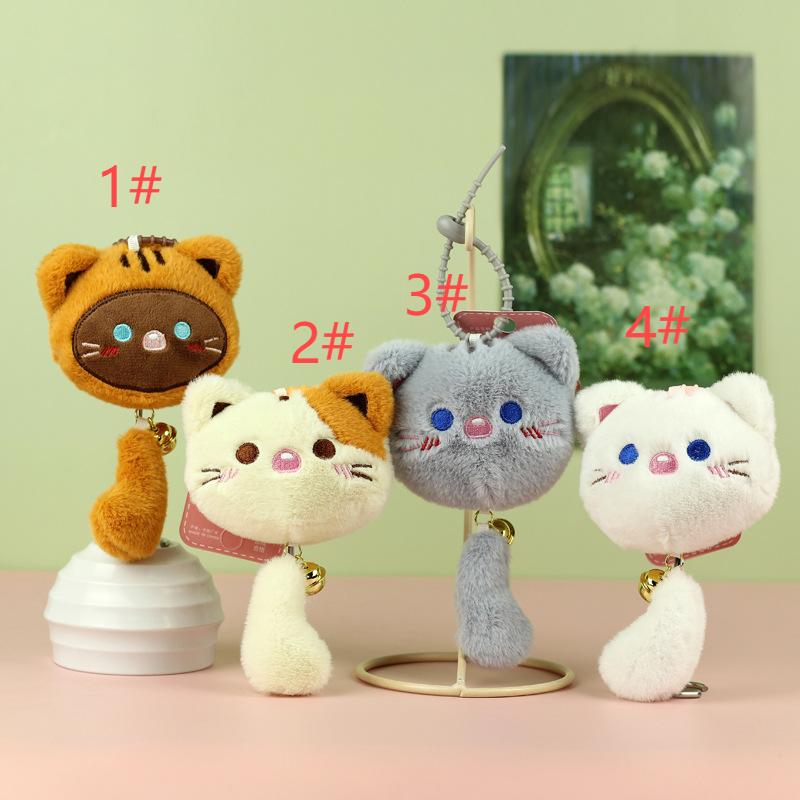 ins新作 大人気 バッグチャームパーツ 可愛い 鈴猫ちゃん ぬいぐるみ