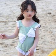2023夏新作 超人気 女の子  水着  ベビー キッズ  ハワイ  砂浜 水泳 可愛い  2色