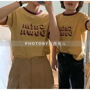 韓国風子供服  親子服   トップス  半袖   Tシャツ   女の子  ベビー服  キッズ3色