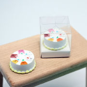ins  模型  モデル   ミニチュア   インテリア置物  撮影道具   デコレーション  ケーキ+箱  防塵カバー