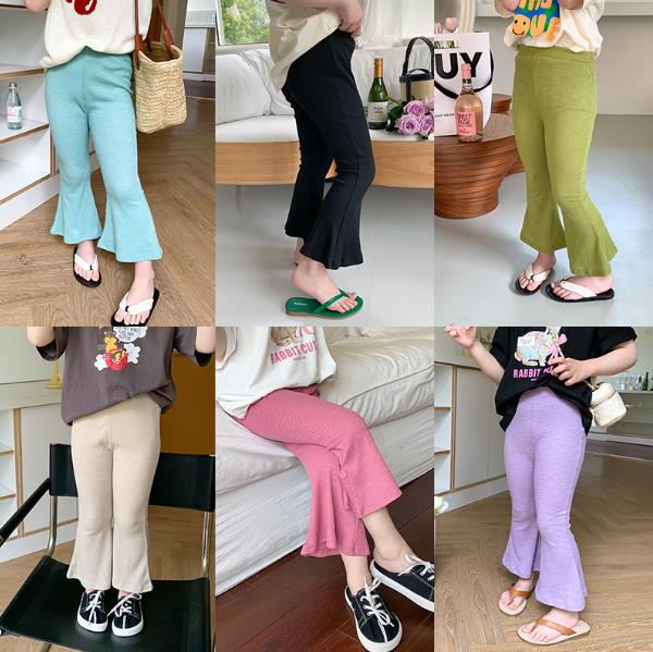 2023夏超人気  韓国風子供服 女の子  レギンス パンツ ズボン  カジュアル  6色