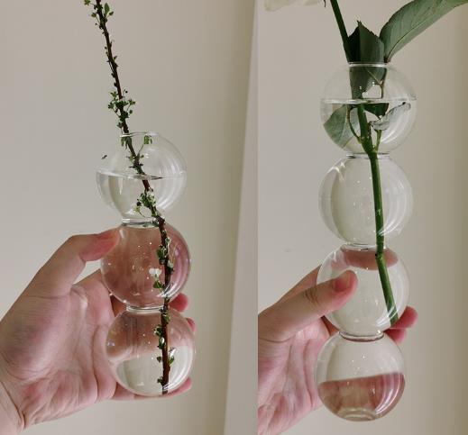 ins超人気  韓国風  撮影道具  ガラス  花瓶    インテリア用   写真用品  多色