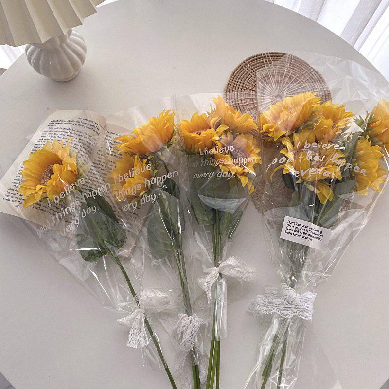 ins    韓国風    ひまわり   花束   撮影道具   写真用品   記念日   お祝い   インテリア  花フラワー