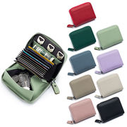 韓国風  人気  レディース   パスケース  財布  本革  ミニ財布  小銭入れ  カード入れ   携帯 9色