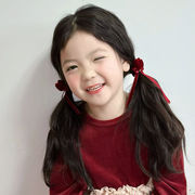 ins新作 韓国風  子供用   髪飾り  可愛い  ヘアアクセサリー   ヘアゴム      2つ入り