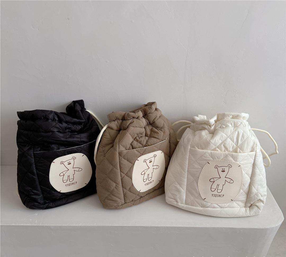ins人気  韓国ファッション   子供バッグ   収納バッグ     可愛い     リュックサック  3色