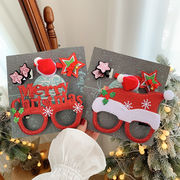 クリスマス飾り  子供のプレゼント  髪飾り眼鏡  ヘアピン   撮影道具   贈り物
