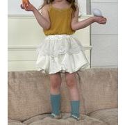 2025夏新作  韓国風子供服  キッズ服   可愛い   レース   ショートパンツ