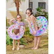 ハワイ 2023 夏人気 韓国風 子供用 浮き輪   プール用品 水遊び  大人用 砂浜 水泳   キッズ2色