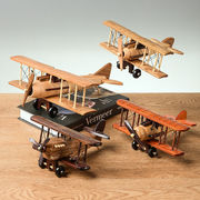 人気 新作  木製の飛行機    モデル  模型   カフェ  インテリア   デコレーション    置物   撮影道具
