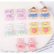 INS 新作 ヘアアクセサリーパーツ    貼り付けパーツ  DIYパーツ-デコパーツ  DIY素材