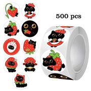 ご褒美シール　ロールシール　ありがとうシール  手帳ステッカー　1点500シート　封印シール