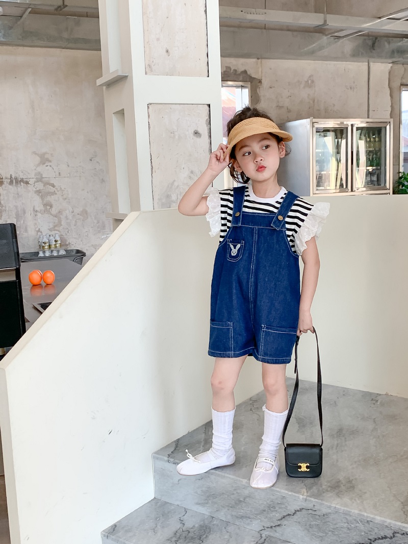 2023夏新作 韓国風子供服 キッズ ベビー服 チョッキ トップス+