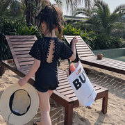 ins夏    韓国風子供服    キッズ    ハワイ  水泳   リゾート温泉 オールインワン   可愛い   水着