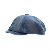 夏ハットファッション八角帽女性球帽レトロカウボーイハンチング帽子