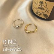2023新品 Cリング C型 指輪 フリーサイズ シルバー925 ワインディング