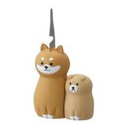 【新登場！蚊遣りと火消しがセットになった便利アイテム】親子蚊遣り&火消しマスコット　しばいぬ