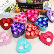 母の日 パラ 6点セット ハート型 ソープフラワー 枯れないお花 シャボンフラワー ギフト 誕生日