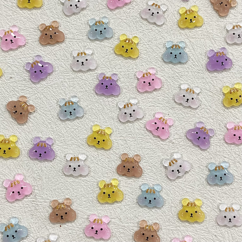 3dネイルパーツ ネイルパーツ デコパーツ ハムスター 3Dネイルパーツ 2点セット ハムスター チーズ ひまわりの種の