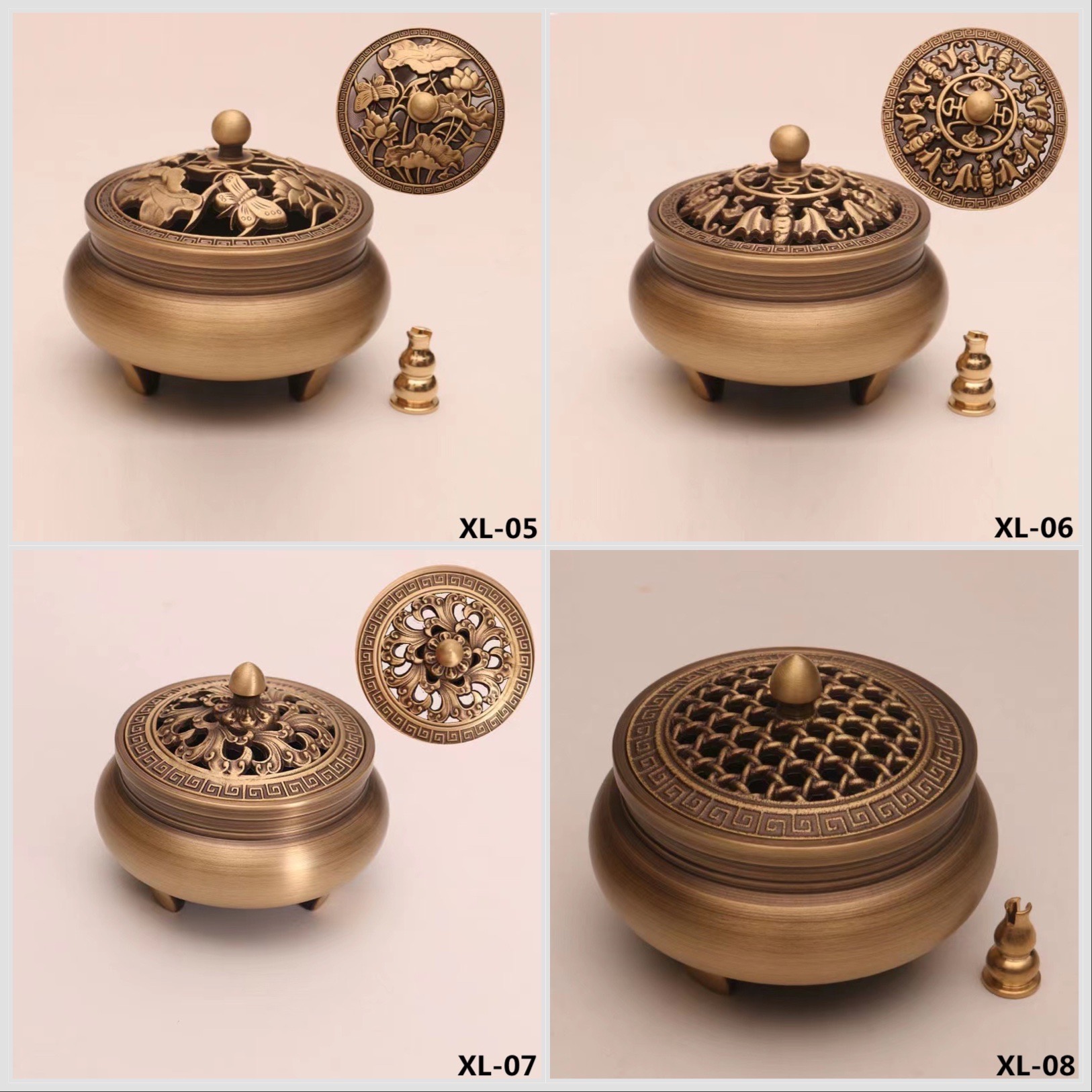 真鍮 香皿 香立 香炉 仏具 陶器 蓮香炉銅製 法具寺院仏教工芸品