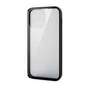 エレコム iPhone 14 Pro Max ハイブリッドケース 360度保護 背面ガラス