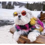 ペット用品 小型犬 ペット用メガネ  猫犬兼用  撮影道具 真珠 ネコ雑貨