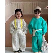 新作  韓国子供服    ベビー   キッズ服  トップス  パーカー + ズボン  2点セット  2色