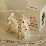 クリスマス  プレゼント クリスマスツリー  蝋燭 ローソク   装飾品 小物アロマキャンドル    2色