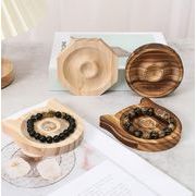 新作 木製     トレイ   お皿    アクセサリートレイ  菓子皿  撮影用具 収納盤   10色