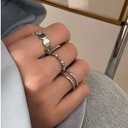 3点セット  韓国風  アクセサリー リング  指輪   レディース  開口指輪  ファッション小物