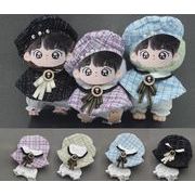 帽子+マント   ぬいぐるみ用服 人形doll  人形着せ替え ミニチュア ミニドール おもちゃ  17cm用 4色