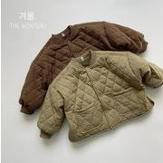 秋冬新作   韓国風子供服  暖かい服    トップス   コート    裹起毛  ジャケット  男女兼用  2色