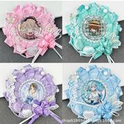 推し活自作 バッジ レースDIY小物 人気新作 可愛い グッズ アクセパーツ  リボン 痛バッグ  7色