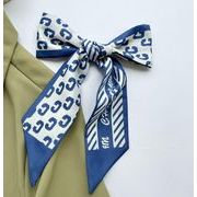 スカーフ柄リボンテープ チェーン ラッピング プレゼント ギフト 布小物 服飾 花束包装 手芸材料