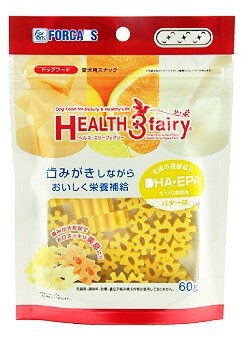 [フォーキャンス]ヘルス・スリーフェアリー　オメガ3　バター味【ドッグフード】【ペットおやつ】
