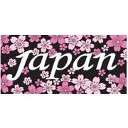 FJK 日本のTシャツ お土産 Tシャツ 桜JAPAN 黒 Mサイズ T-220B-M