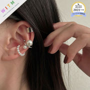 真珠 イヤークリップ 耳飾り レディース 高級感 3点セット 設計感 シンプル