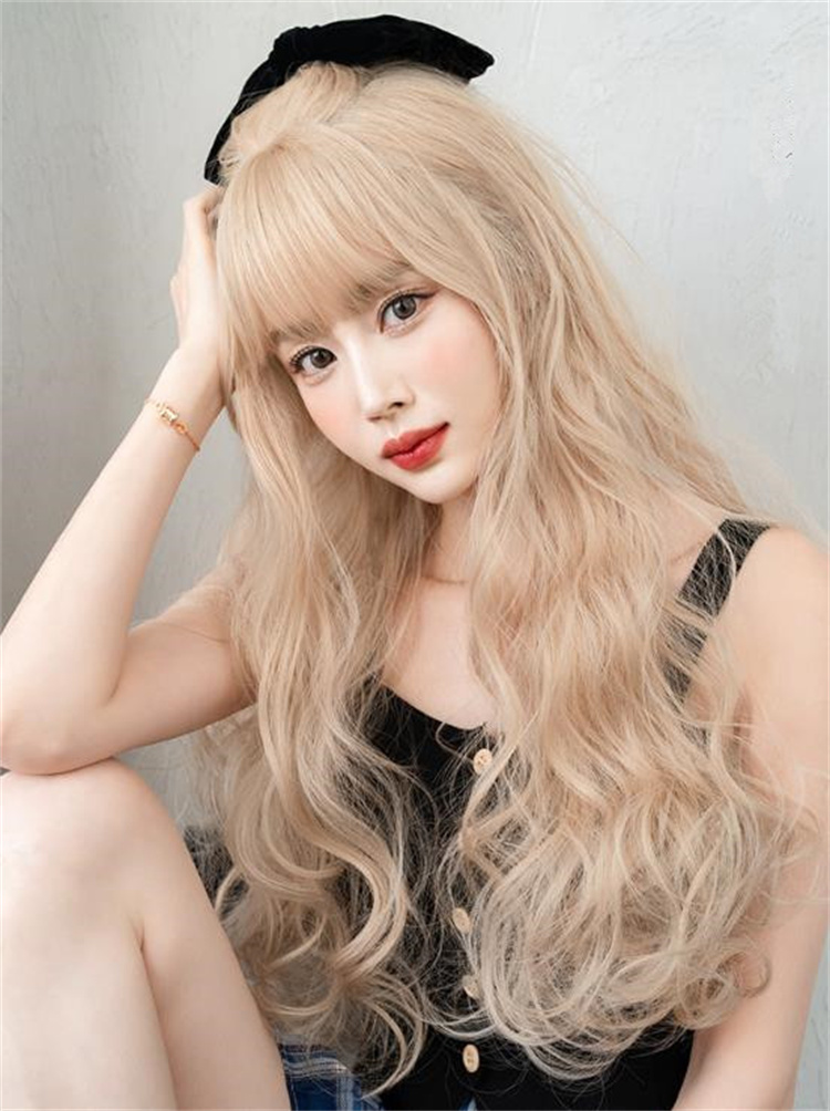 カスタムアイシードール　アウトフィット付き　オン眉ロングヘア カスタムアイシードールアウトフィット付きオン眉ロングヘア