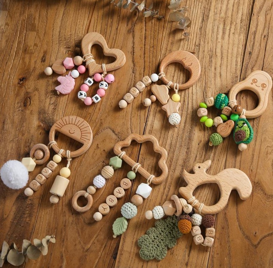 キッズ玩具     おもちゃ   赤ちゃん   レゼント   知育玩具   手串   飾り   木製