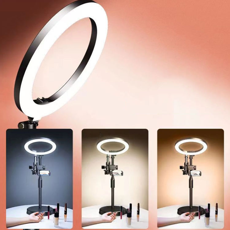 俯瞰撮影 スマホスタンド 手元撮影 動画撮影 LED 26cm
