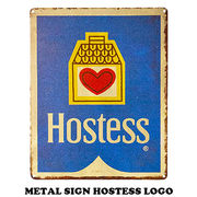メタルサイン Hostess Logo【ホステス ブリキ看板】