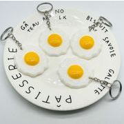 卵 たまご   キーホルダー     韓国風    キーリング    プレゼント  バッグストラップ  DIY  小物