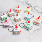 DIY  キーホルダー   撮影道具  ファション小物   バッグチャーム  ストラップ  おもちゃ  ケーキ  10色